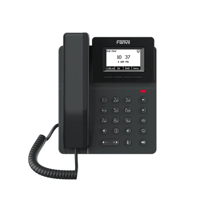 Fanvil 2SIP Gigabit Monochrome Basic PoE VoIP Phone - FAN-V50G